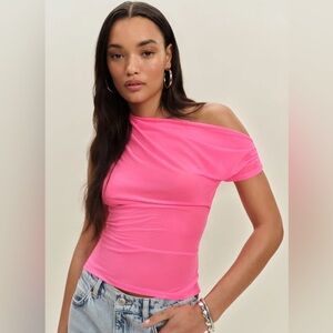 Reformation Belle Knit Top in Candy